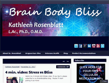 Tablet Screenshot of brainbodybliss.com